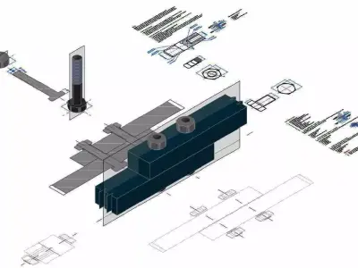 Screw Threads ISO - Definition Profile Execution  Free 3D model