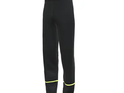 3D Mens Work Wear Mechanics Overalls Low-poly 3D model