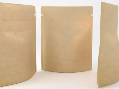 paper packaging bag 3D model