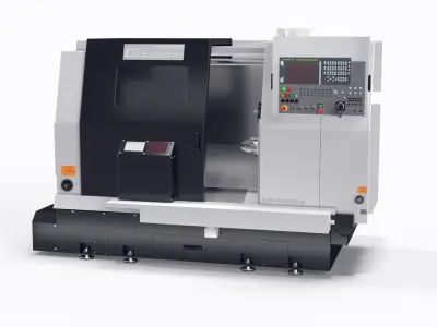 lathe turret machine GOODWAY GS-260MS Koordinate cnc 3D model