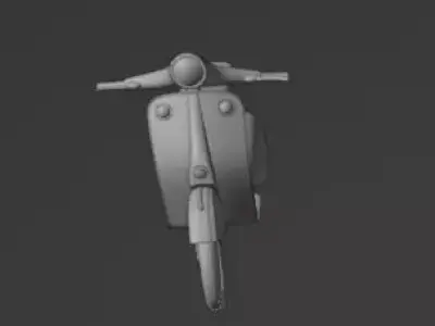 Motorcycle 3D model 2