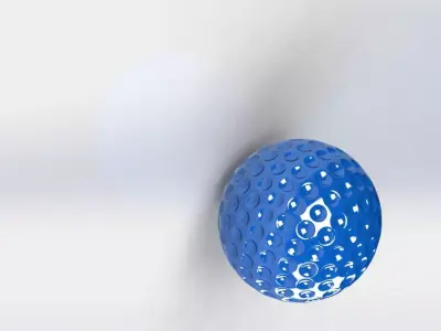 golf ball 3D model purchase