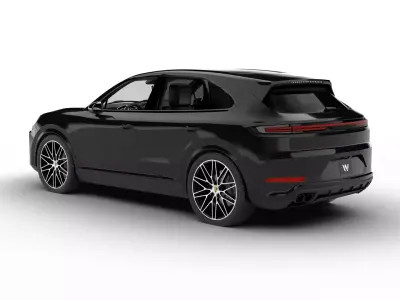 Porsche Cayenne E-Hybrid Black Edition 2025 3d model 3D model