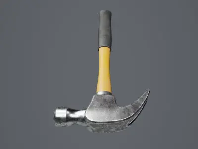 Hammer 01 Low-poly 3D model purchase