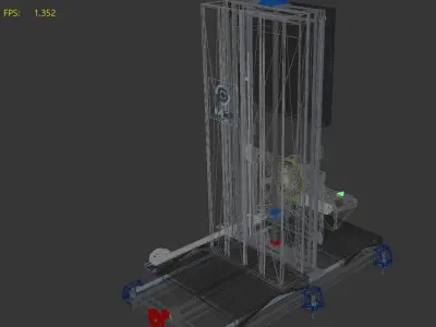 Flip machine 3D model