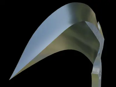 Knife Karambit  Low-poly 3D model