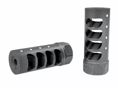 Gen 3 Little Bastard Self Timing Muzzle Brake Low-poly 3D model purchase