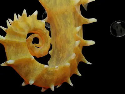 Sea horse 3D model purchase