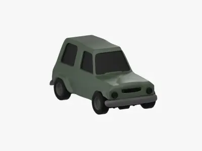 Military Car 3D Illustration 3D model by slabdsgn