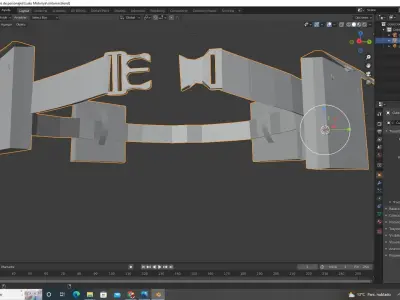 cinturon  de Izuku Midoriya 3D model