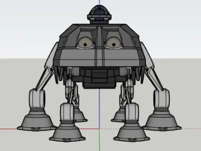 AT-TE Star Wars Low-poly 3D model