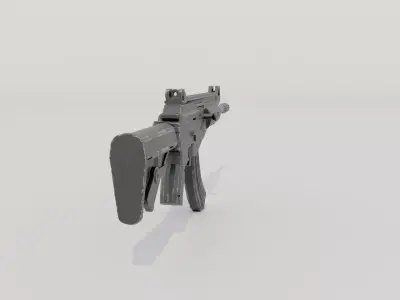 Ace 32 Assault Rifle Low-poly 3D model
