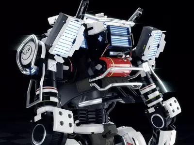 Ronin Titan Rigged Model 3D model