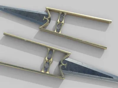 HIE Game Ready Katar N1 Free low-poly 3D model purchase