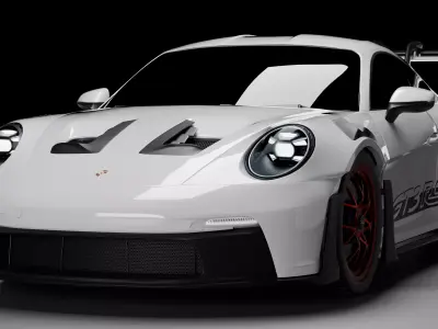 Porsche 911 GT3 RS 2023 Highpoly 3D model
