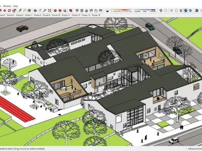 Sketchup Kindergarten 119 3D model