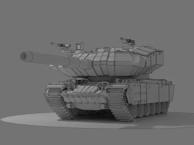 Pereh IDF Tank Closed Version 3D print model