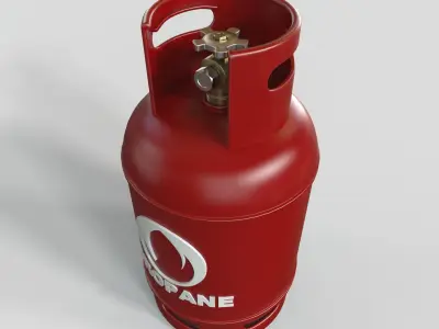 Gas Bottle 3D model