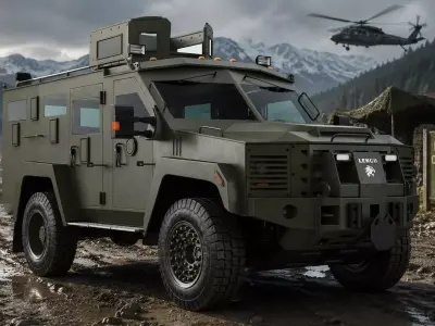 Lenco BearCat G3 Armored Vehicle  3D model