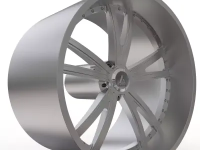 ARTIS CORVAIR WHEEL 3D PRINT MODEL 3D print model