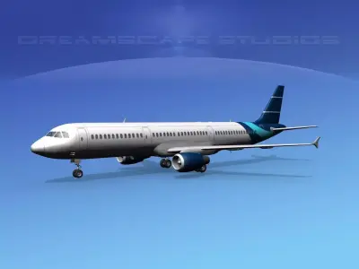 Airbus A321 Corporate 3 3D model