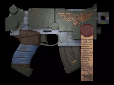 Bolter Free low-poly 3D model