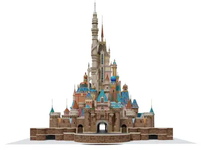 Hong kong castle 3D 3D model