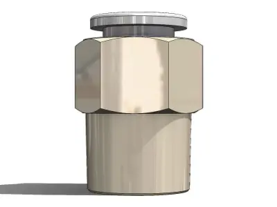 Conexao Rapida SMC KQ2H08 02A Quick Connection 3D model