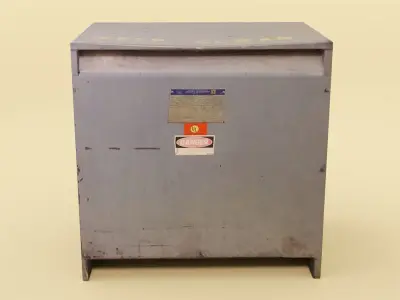 Industrial Transformer Low-poly 3D model