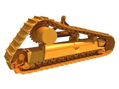 Excavator Track  3D model