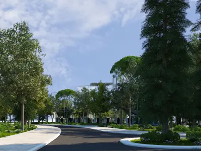 Business Park Center 3D model