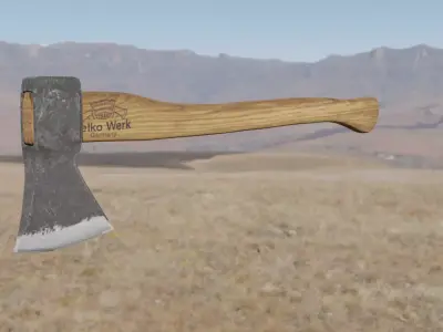 ax model axe Free 3D model