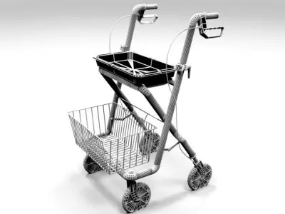 MEDICAL WALKING AID 3D model