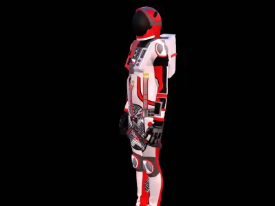 Astronaut Spacesuit Czech Republic 3D model