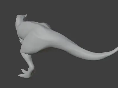 Low Poly T-Rex Low-poly 3D model