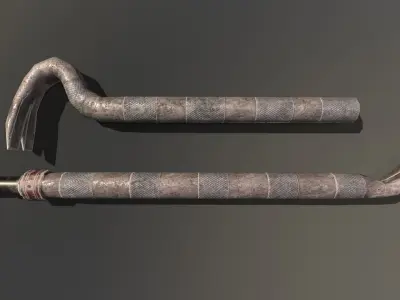 Patacabra doble Low-poly 3D model