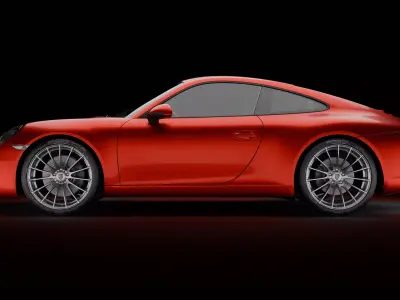 Porsche 911 Carrera 3D model purchase