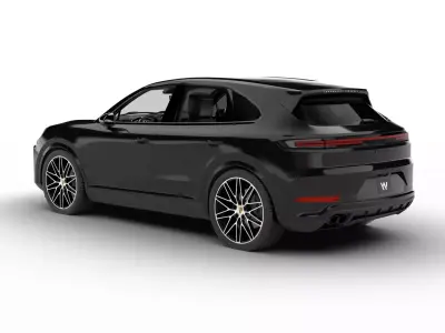 Porsche Cayenne S E-Hybrid Black Edition 2025 3d model 3D model