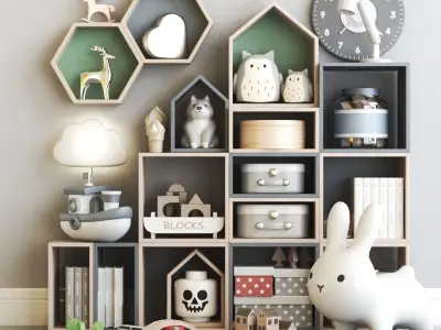 Furniture for nursery 5 3D model