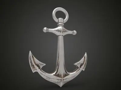 Anchor 3D print model from CGTrader