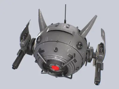 Sphere drone collection 3D Model Pack