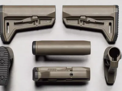 MOE SL-K - Replica Low-poly 3D model