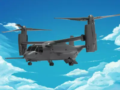 Bell Boeing V-22 Osprey 3D model buy