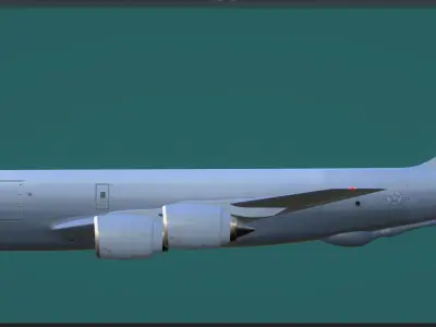 KC 135 tanker Free 3D model