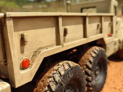 Crawler M939 TRX6 Sideboard Flatbed - 1-10 RC body 3D print model