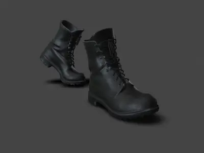 SHOE-004 Backward Walk Low-poly 3D model
