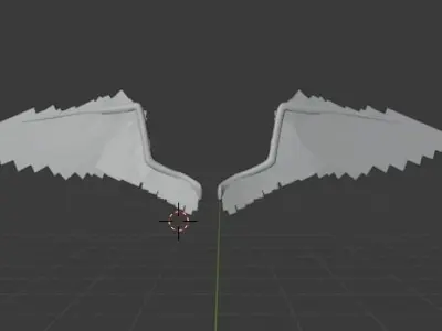 black wings 3D model