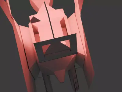 Lowpoly Spaceship  Free low-poly 3D model