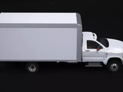 International CV Box Truck 3D model