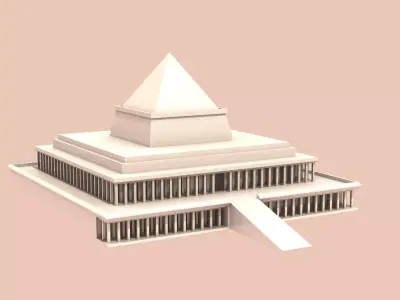 Egyptian Temple 3D print model purchase